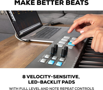 Alesis V61 MKII USB MIDI Keyboard Controller - 61 Velocity Keys