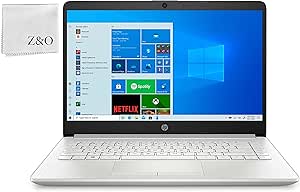 HP 14 AMD Ryzen 3 Laptop 4GB 128GB SSD — main product image