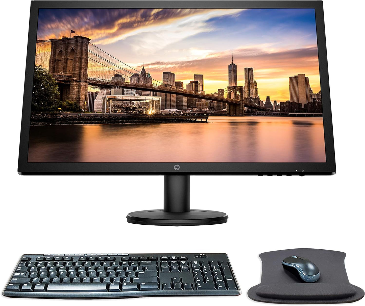 HP ASIHLAMZ263 24-Inch FHD Monitor Bundle