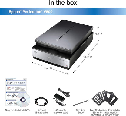 Epson V800 Photo Scanner 6400 dpi Film Slides