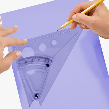 Westcott AT-8 8" Adjustable Triangle Scale Drafting Tool