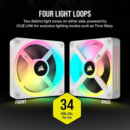 Corsair CO-9051006-WW iCUE LINK QX120 RGB Fan Starter Kit