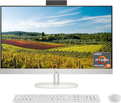 HP 7H0U5AA#ABA 27" AIO Desktop Ryzen 5 7520U 8GB 512GB SSD Win11