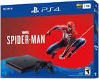 Sony Slim PS4 1TB SSD Console Spider-Man Bundle (Renewed)