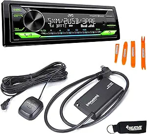 JVC KD-T915BTS CD Receiver Bluetooth SiriusXM Radio Bundle