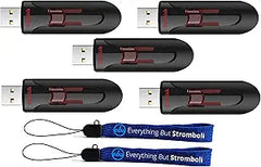 SanDisk SDCZ600-256G 256GB Cruzer Glide USB 3.0 5-Pack