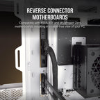 Corsair CC-9011266-WW 2500X mATX Dual Chamber PC Case - White