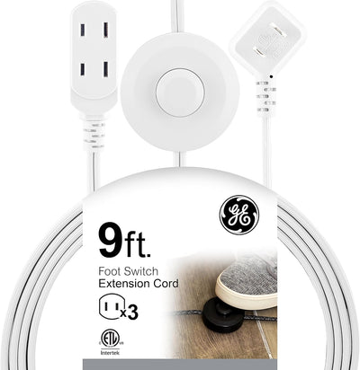 GE 42803 9ft Footswitch Extension Cord - 3 Outlet