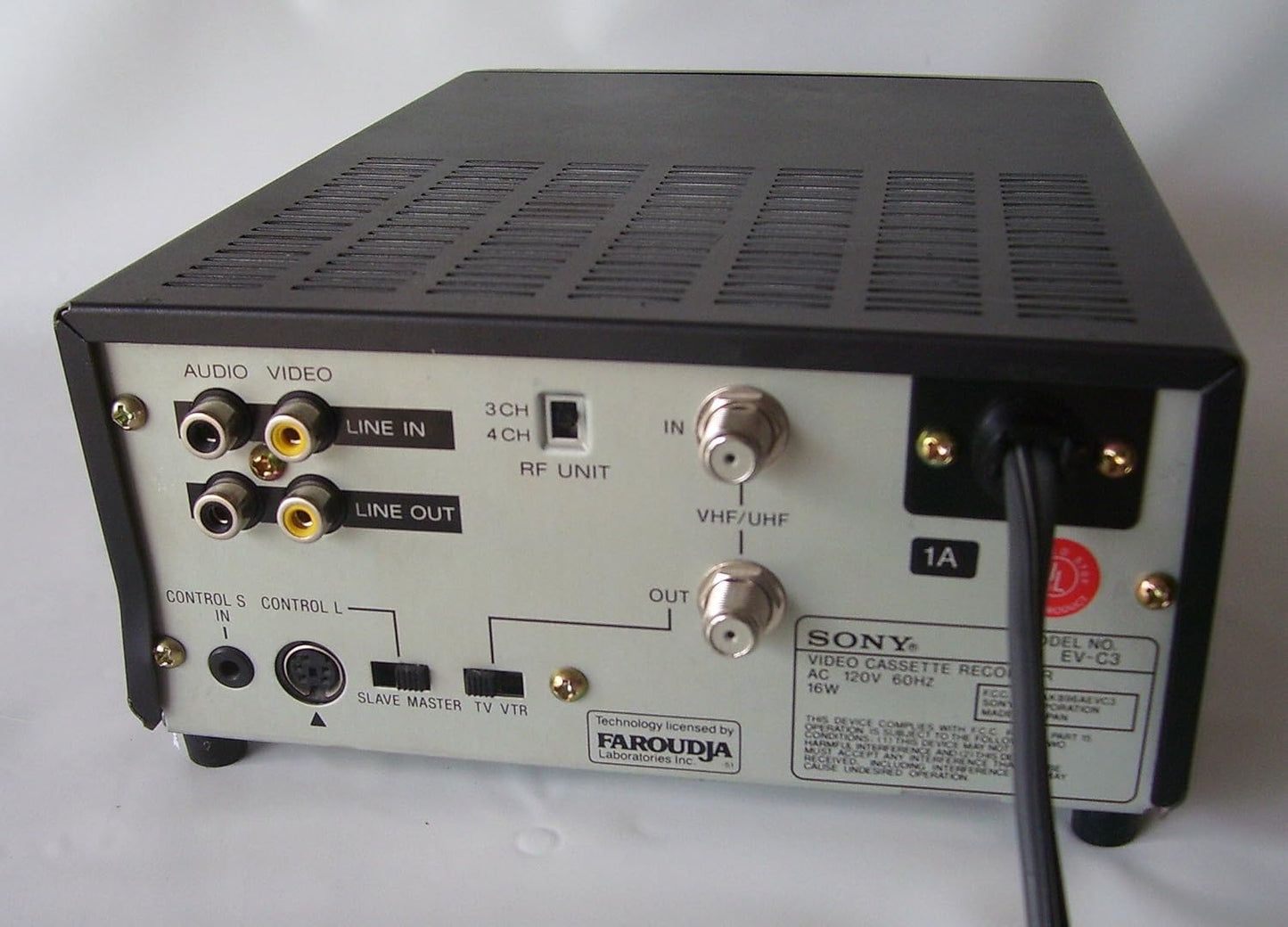 Sony EV-C3 Compact Video 8 VCR Tape Transfer Ready