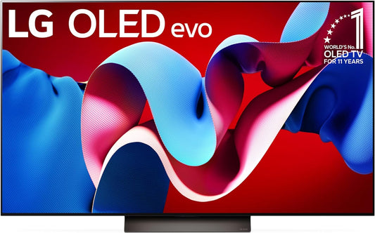 LG CRT2LGOLED55C4PUA OLED evo C4 55-Inch 4K Smart TV Renewed