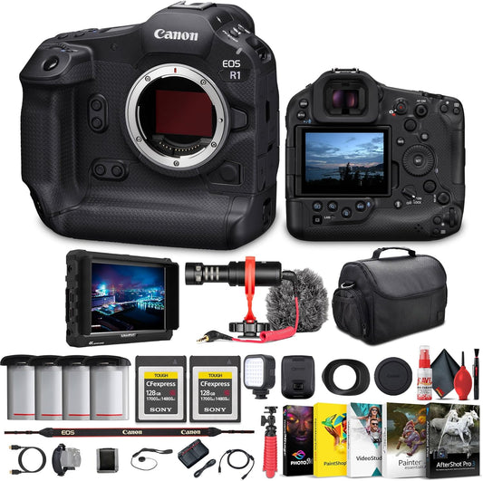Canon 6577C002 EOS R1 24MP Mirrorless Camera Bundle (Renewed)
