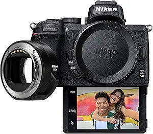 Nikon Z50 Mirrorless Camera with FTZ II Adapter — main product image