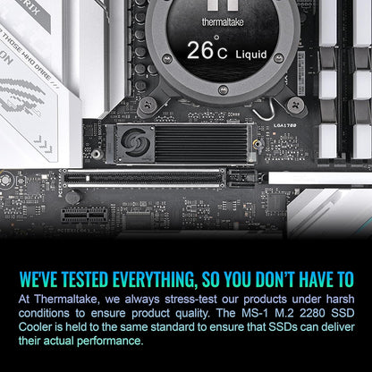 Thermaltake MS-1 M.2 2280 SSD Cooler Heatsink Blower Fan