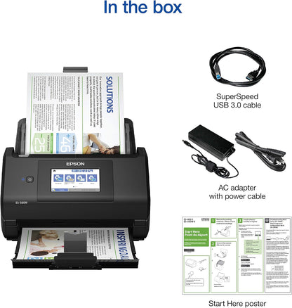 Epson ES-580W Wireless Color Duplex Document Scanner Renewed
