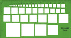 Westcott T-828 Technical Squares Drawing Template Tool