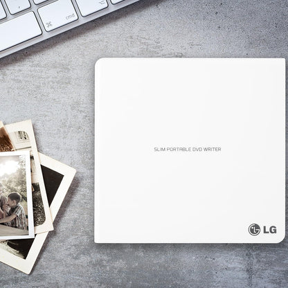 LG GP65NW60 USB 3.0 Portable DVD Writer White