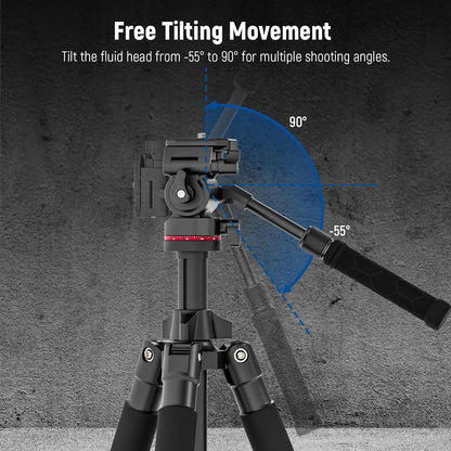 Neewer 10101837 Video Tripod Head Pan Tilt