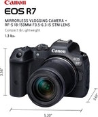 Canon EOS R7 18-150mm Mirrorless Camera Kit