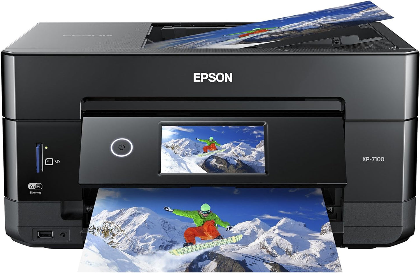 Epson C11CH03201-N XP-7100 Wireless Photo Printer (Renewed)