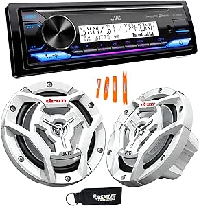 JVC KD-X37MBS Marine Digital Receiver & Speaker Kit