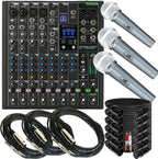 Mackie ProFX10v3+ 10-Channel Mixer Mic & Cable Bundle