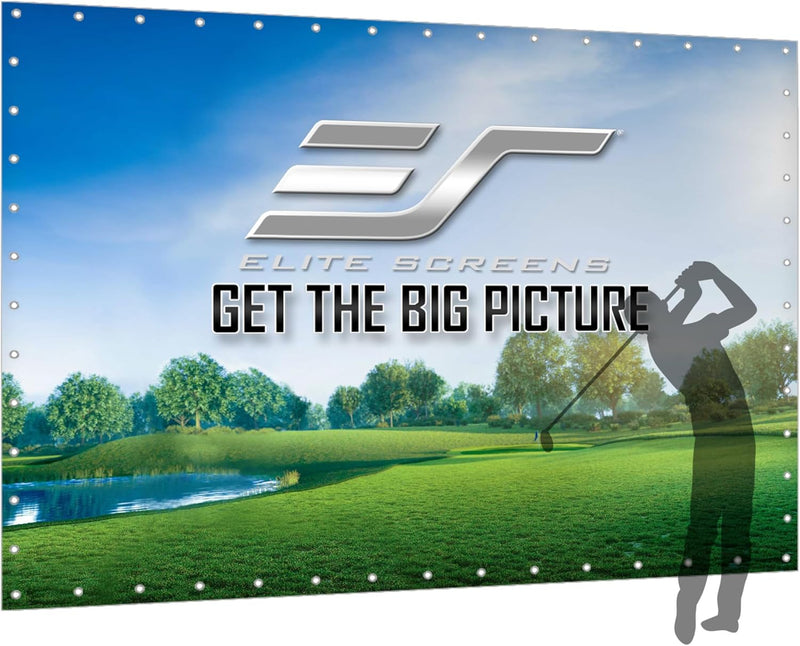 Elite Screens DIY10X20-IPW1145-F Golf Simulator Impact Screen 10'x20' — main product image