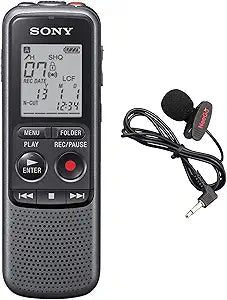 Sony neso28 Digital Voice Recorder with Lavalier Mic