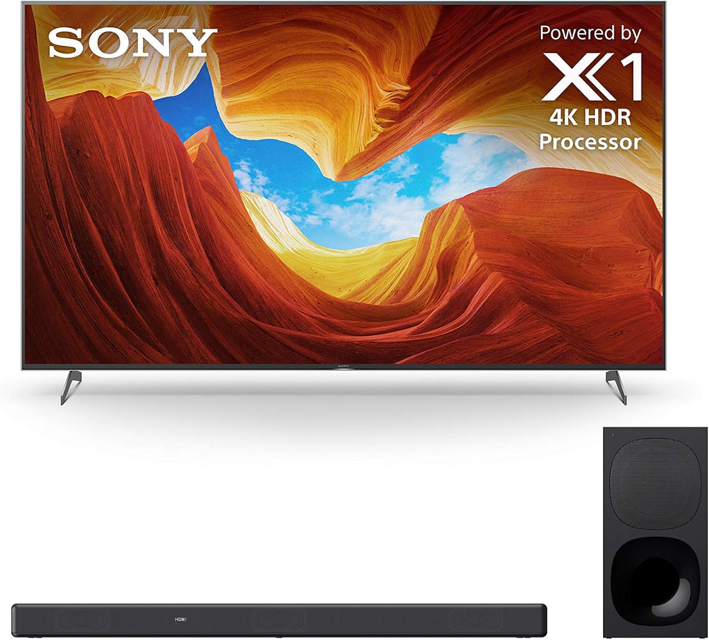 Sony XBR 55X900H 4K TV with HT-G700 Soundbar