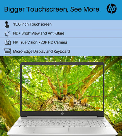 HP Laptop 2024 15.6" Touchscreen i3-1215U 1TB SSD Windows 11 Pro