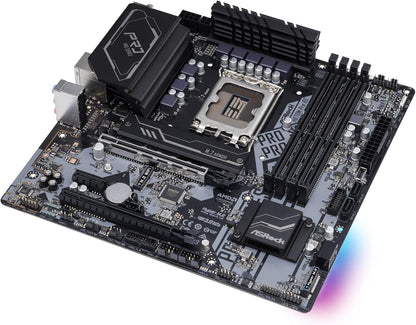 ASRock 90-MXBHK0-A0UAYZ H670M PRO RS LGA1700 Motherboard