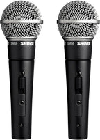 Shure SM58S - Vocal Microphone w/ Switch - 2 Pack