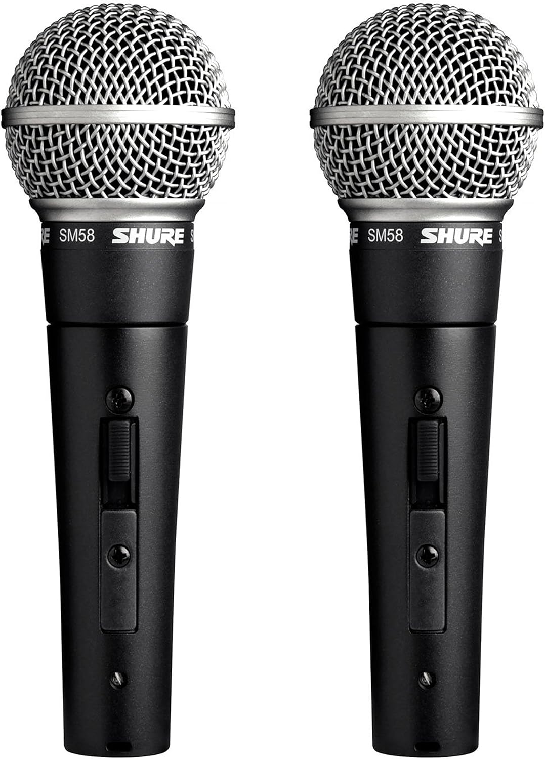 Shure SM58S - Vocal Microphone w/ Switch - 2 Pack