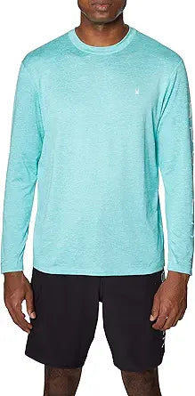Spyder S923173 Men's Heather Long Sleeve Rashguard