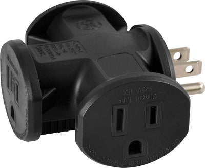 GE 50872 3-Outlet Extender Outdoor Rated Adapter