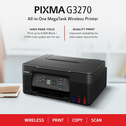 Canon MegaTank G3270 Wireless All-in-One Printer