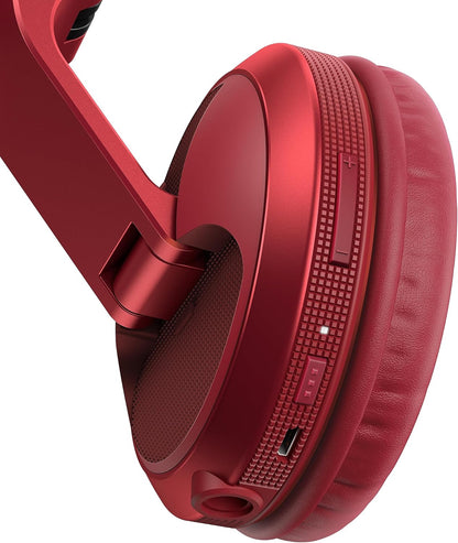 Pioneer DJ HDJ-X5BT-RPDJ Red Bluetooth DJ Headphones