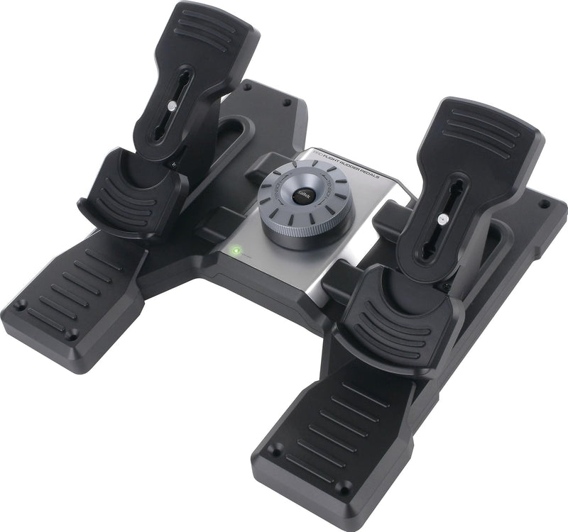 Logitech 945-000024-cr G PRO Flight Rudder Pedals - Wired (Renewed) — main product image