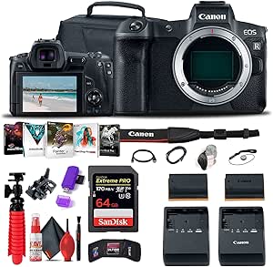 Canon 3075C002 EOS R Mirrorless Camera Body Bundle