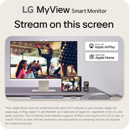 LG 32SR85U-W.AUS 32" 4K UHD Smart Monitor