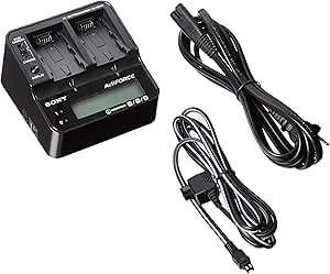 Sony ACVQV10 AC Adapter/Charger - Black