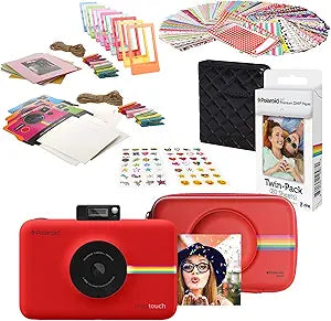 Polaroid AMZASK1STR Snap Touch Instant Camera Starter Kit Red