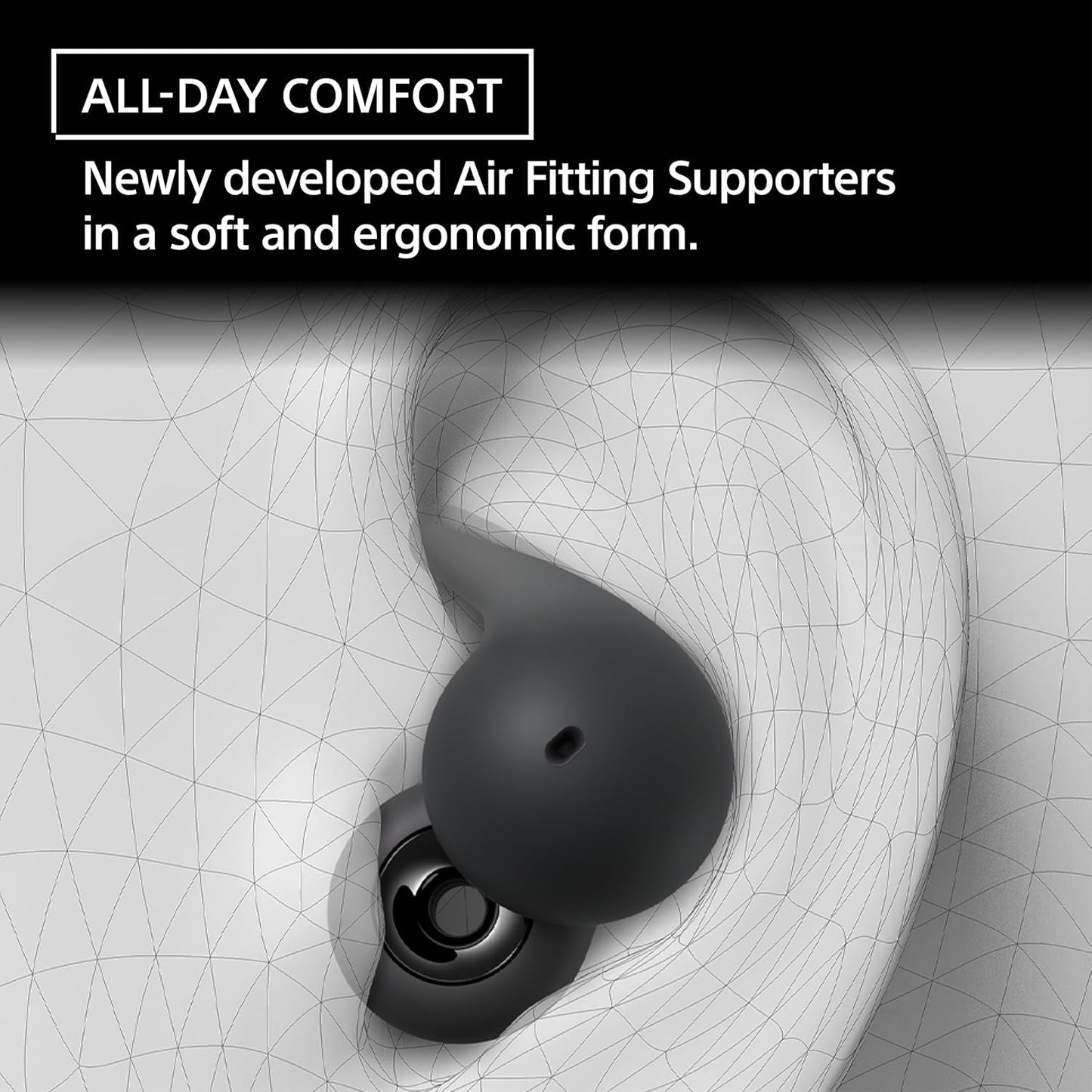 Sony WFL910B.UC LinkBuds Open Truly Wireless Earbuds