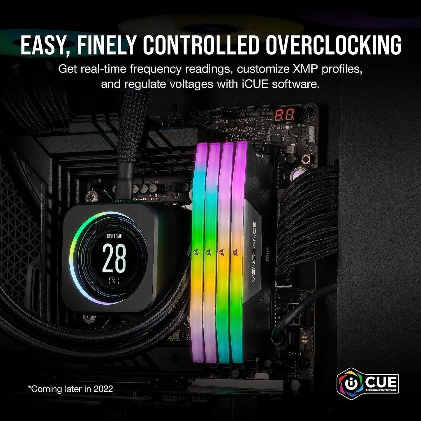 Corsair CMH32GX5M2X7200C34 Vengeance RGB DDR5 32GB 7200MHz RAM