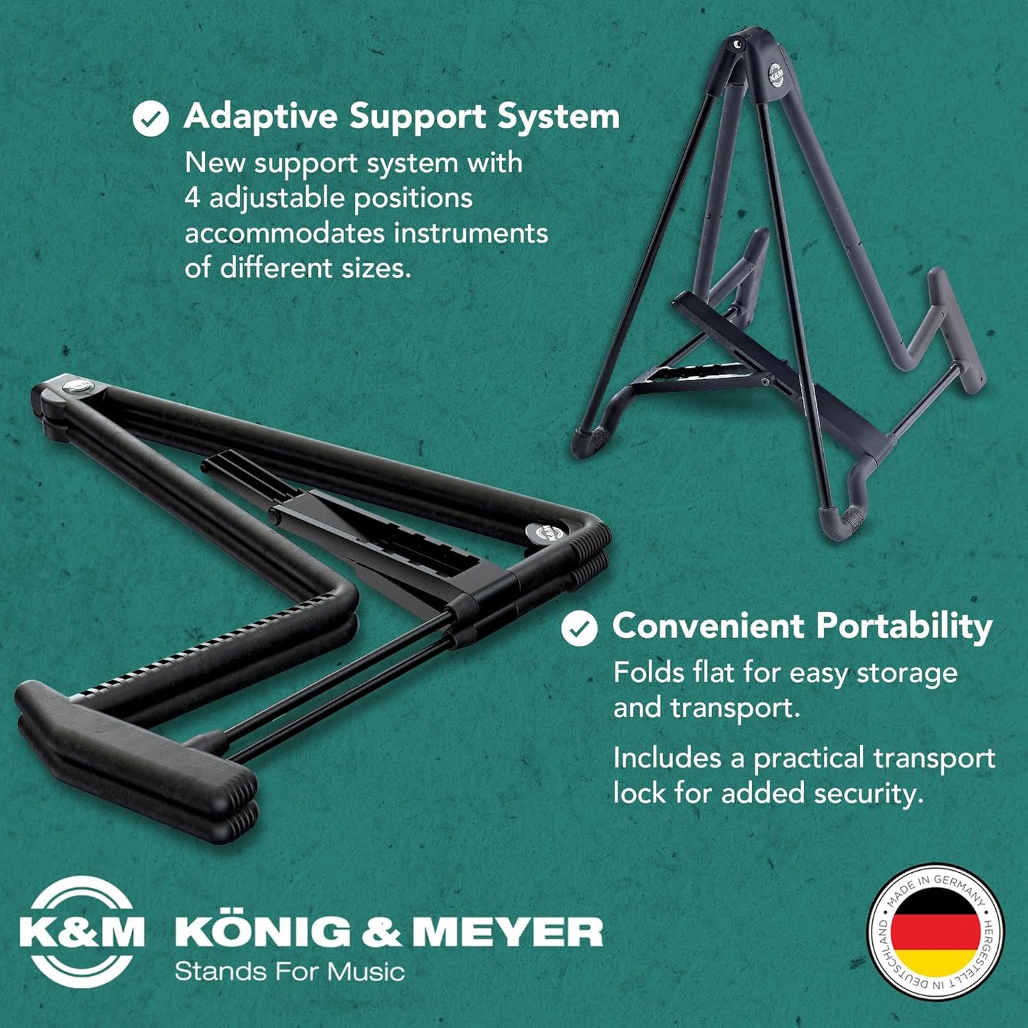 K&M 17581C Heli 2 Electric Guitar Stand