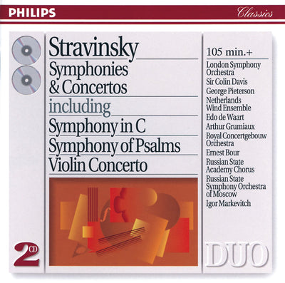Philips Symphonies & Concertos Stravinsky Classical Music