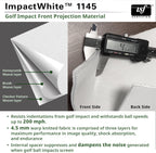 Elite Screens DIY10X20-IPW1145-F Golf Simulator Impact Screen 10'x20'