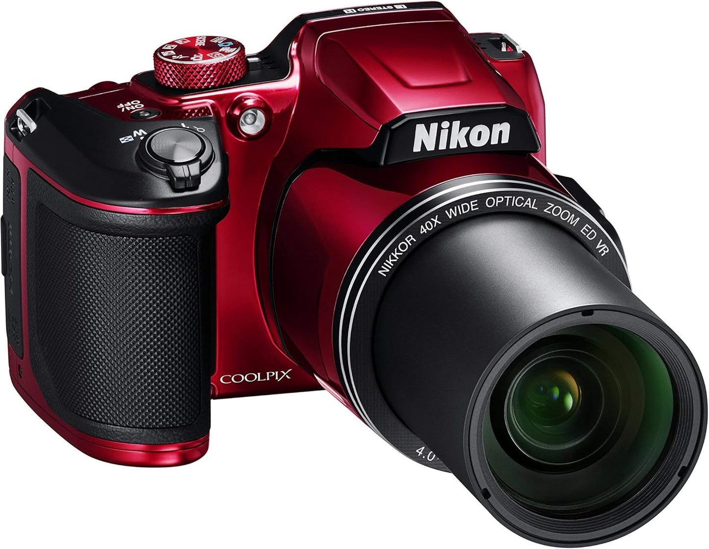 Nikon CRTNKCPB500RRB COOLPIX B500 16MP 40x Zoom (Renewed)