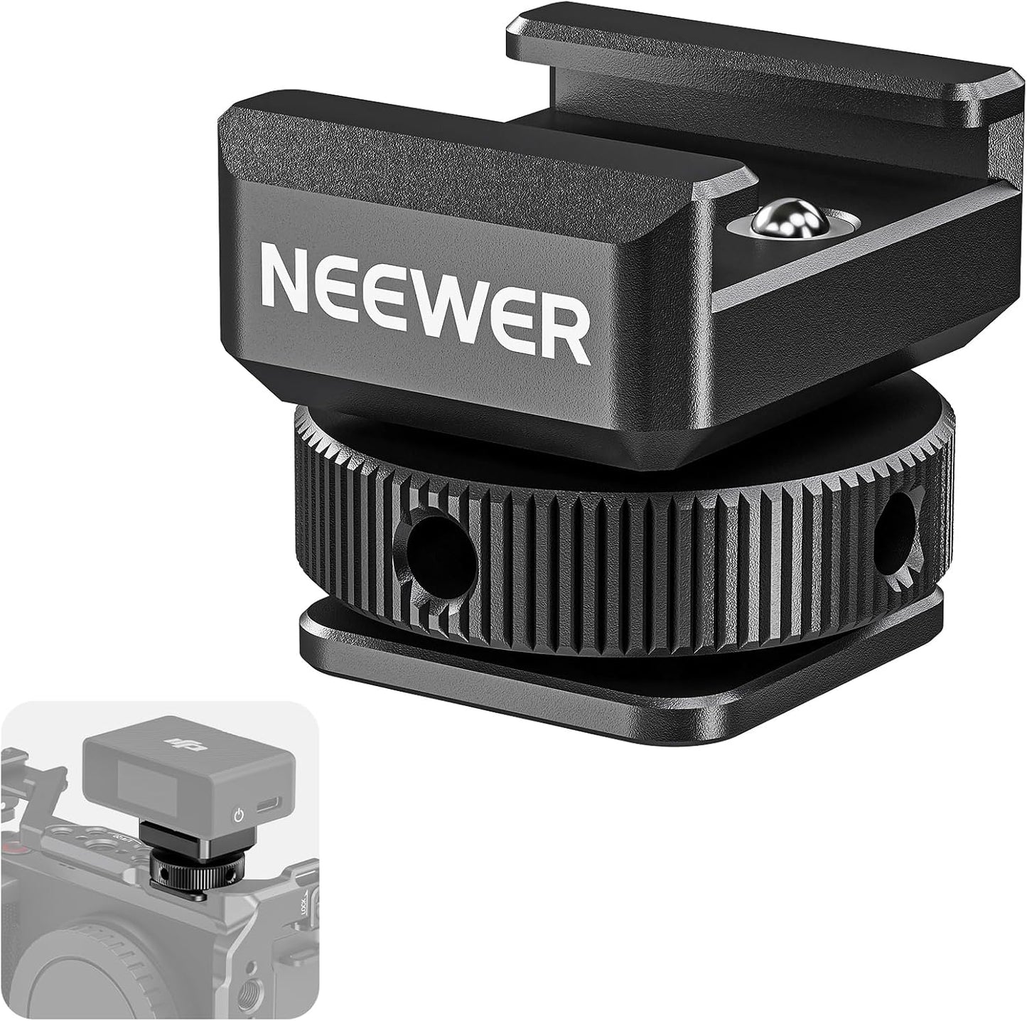 Neewer 10103114 Cold Shoe Mic Mount Adapters 2-Pack