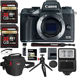 Canon 1279C001 EOS M5 Mirrorless Camera Kit