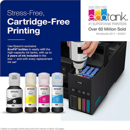 Epson EcoTank Wireless ET-2850 and ET-2400 All-in-One Printer Combo